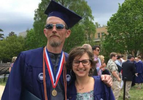 Image of Heart Racers team at graduation.